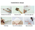 3D Foam Wall Stickers – Waterproof 70x70cm Peel and Stick for Home Decor