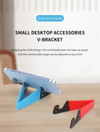 Foldable Desk Phone Holder – Adjustable Mount Stand for Tablets and Smartphones
