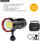 Underwater LED Photography Light – 20000LM Waterproof Video Torch for Diving
