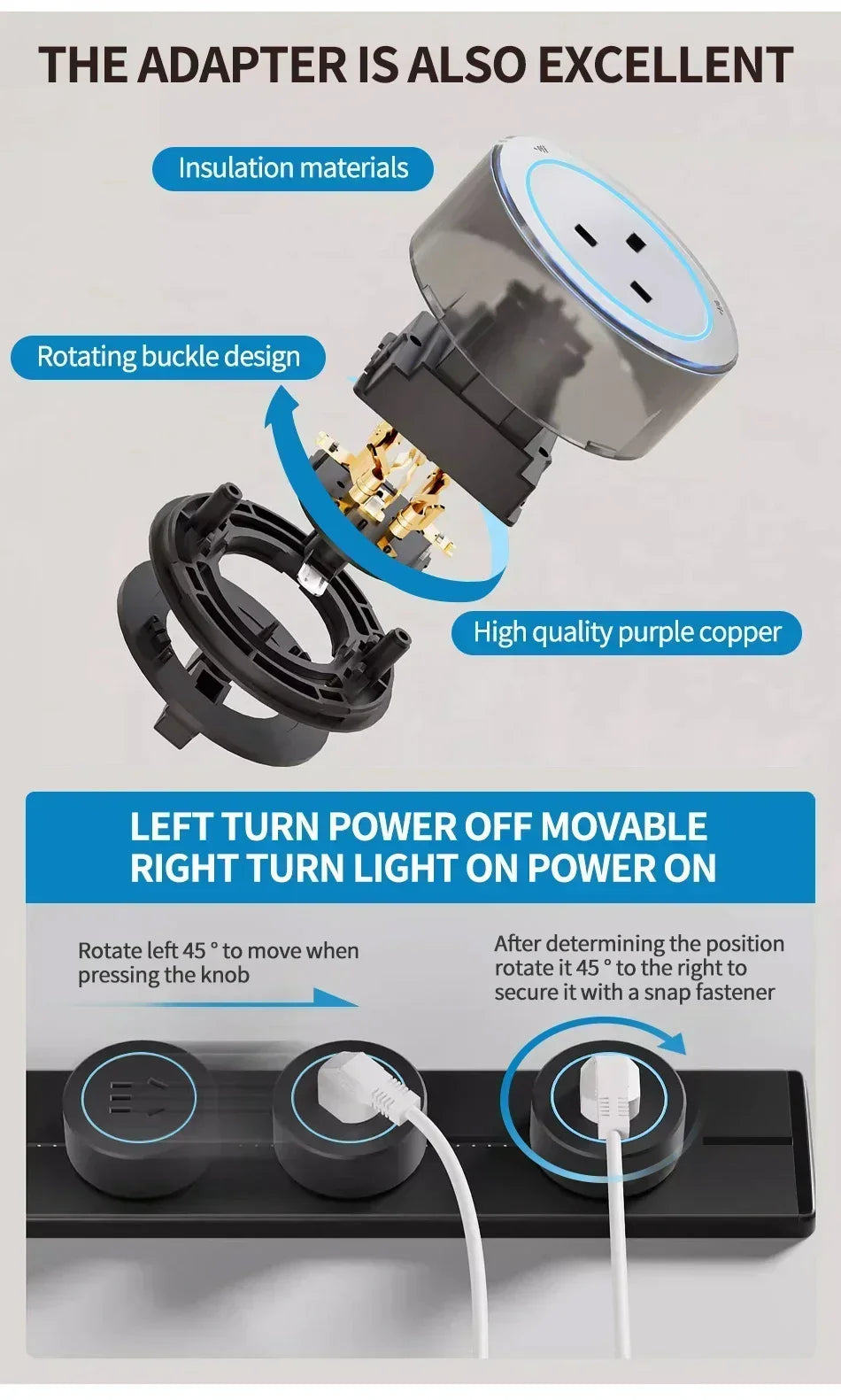 Movable Track Power Socket – 8000W Rail System for Home Office Appliances