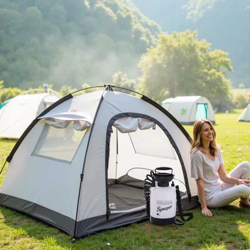 Portable Manual Camping Shower – 3/5/8L Pump for Pet Bath and Car Wash