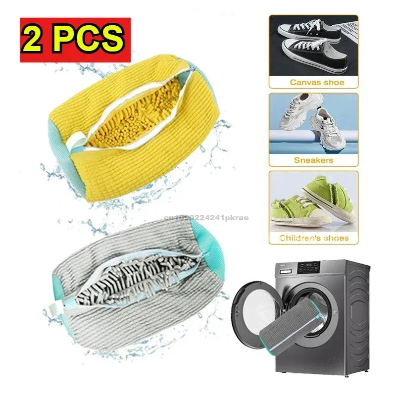 Sneaker Washing Mesh Bag – Protective Laundry Net for Cleaning Shoes