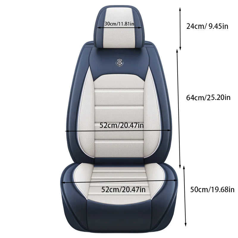 Universal Front Car Seat Covers – Durable Breathable Protector for SUVs Sedans