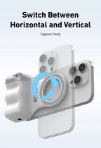 Magnetic Phone Camera Grip – Ergonomic Handheld Stabilizer for Content Creation