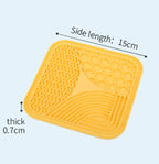Silicone Slow Feeder Mat – Anti-Choking Pet Licking Bowl for Bath and Grooming
