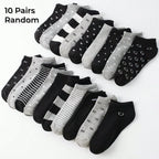 Matching Family Short Socks – Heart and Stripe Patterns for Daily Wear