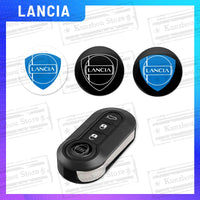 Car Key Fob Emblem – 14mm 3D Logo Badge for Lancia Automotive Keys
