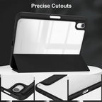 Acrylic Flip Tablet Case for iPad Mini 6 and 7 – Protective Cover with Pencil Holder