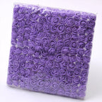Mini Foam Rose Flower Heads – 2cm Craft Embellishments for Wedding Decor