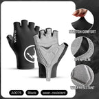 Half Finger Cycling Gloves – Anti-Slip Breathable Mittens for Road MTB Racing
