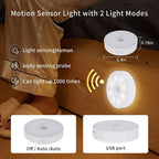 USB Rechargeable Motion Sensor Light – Magnetic Night Lamp for Home Bedroom