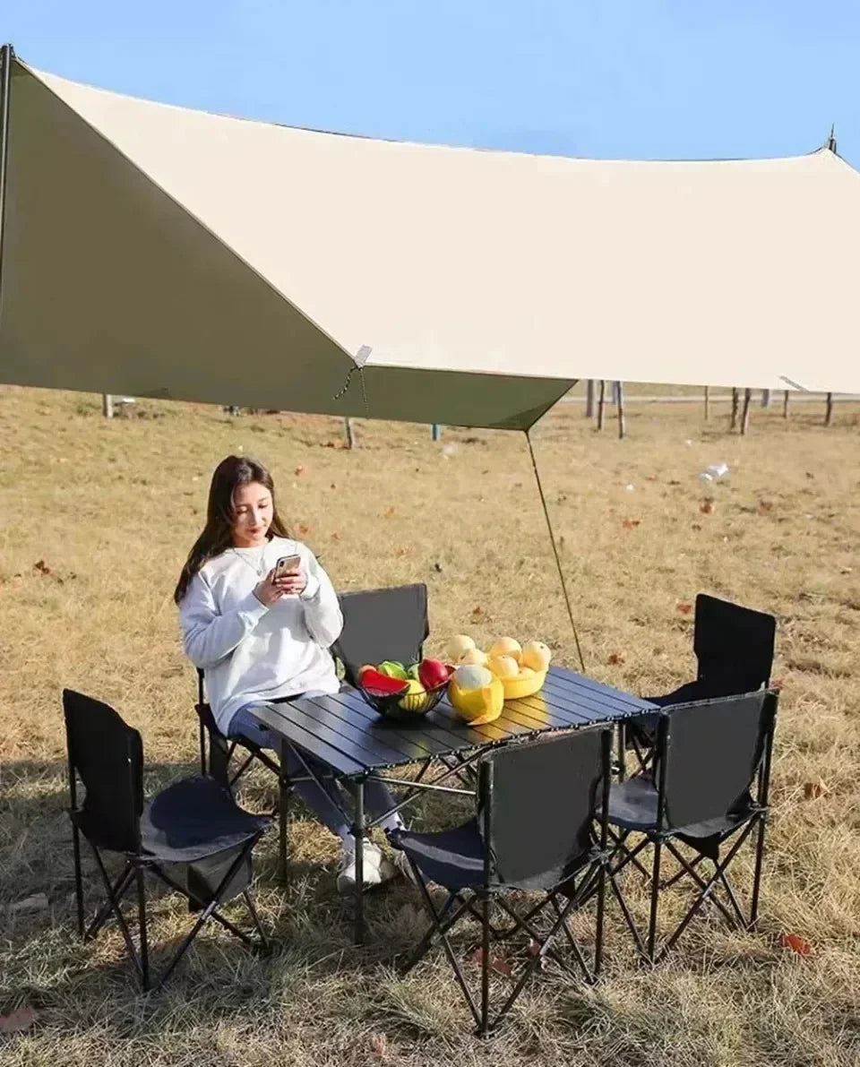 Aluminum Folding Camping Table – Lightweight Portable Desk for Picnics