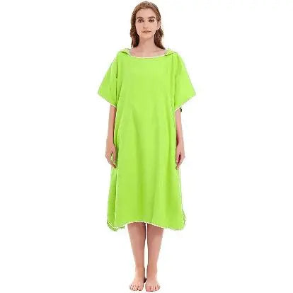 Microfiber Surf Poncho – Hooded Changing Towel for Beach and Swim