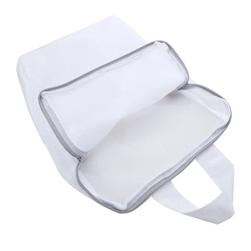 Mesh Zipped Laundry Bag – Anti-Deformation Polyester Net for Washing Machines
