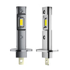 H1 LED Headlight Bulbs – Mini Fanless 6000K White Lamps for Car Fog Lights