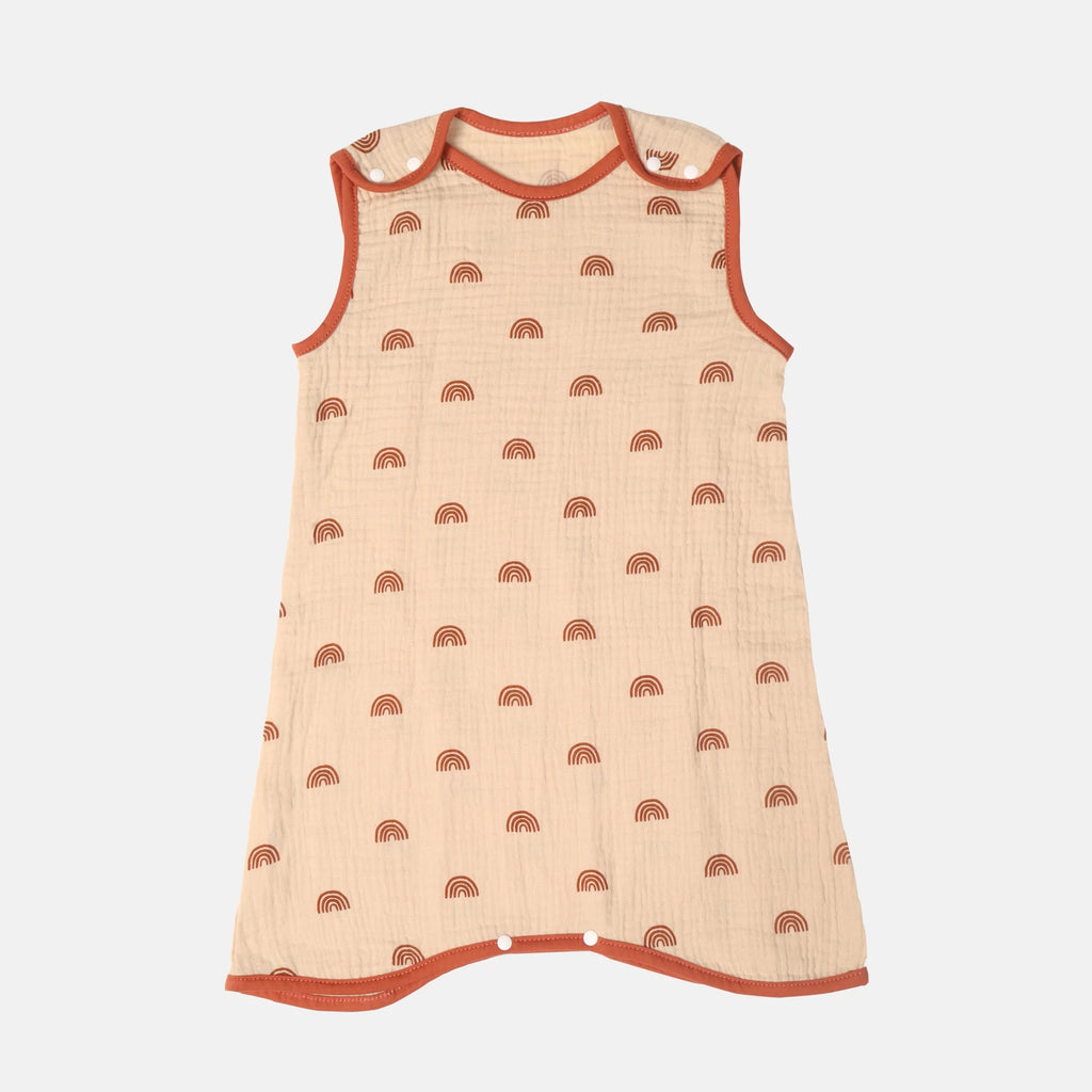 Cotton Newborn Bodysuit – Cartoon Anti-kicking Sleeping Bag for Infants