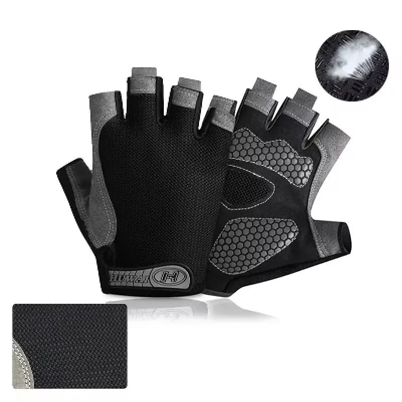 Half Finger Cycling Gloves – Breathable Anti-Slip for Gym and Sport Training