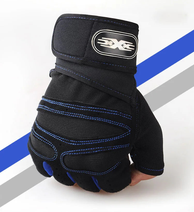 Shockproof Weight Lifting Gloves – Wrist Support for Gym Fitness Training