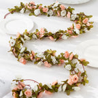 Artificial Rose Rattan Vine – 250CM Floral Garland for Wedding Home Decor