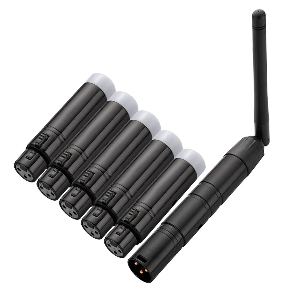 DMX512 Wireless Controller – ISM XLR Receiver Transmitter for Lighting