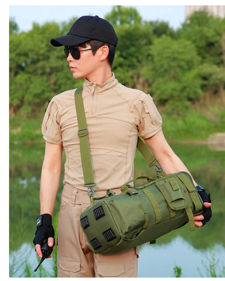 Tactical Fishing Tackle Backpack – Large Storage for Outdoor Hiking Travel