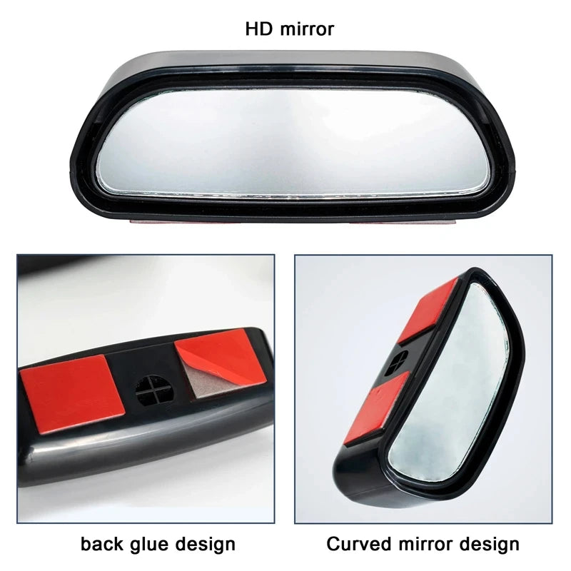 Adjustable Convex Blind Spot Mirror – Wide Angle Auxiliary for Car Parking