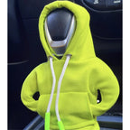 Car Gear Shift Hoodie Cover – Plush Interior Decor for Manual Automatic Cars