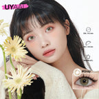 Color Contact Lenses – Natural 14.5mm Big Black and Brown Pupils for Beauty Makeup