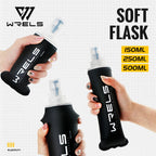 TPU Soft Water Bottle – Foldable BPA Free Hydration Flask for Running Hiking