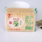 Natural Bamboo Toothpicks – Sturdy Wood Dental Picks for Home and Restaurant