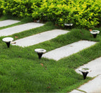 Solar LED Disk Lights – Waterproof Outdoor Landscape Path Lighting for Garden