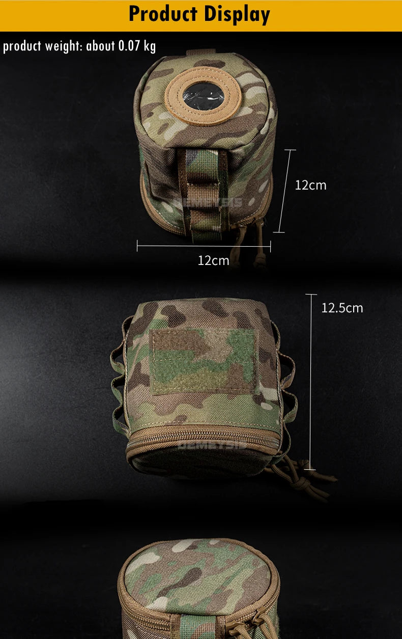 Molle Tissue Dispenser – Tactical Roll Paper Storage for Outdoor Hunting