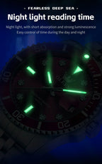 Stainless Steel Quartz Watch – Luminous Calendar Wristwatch for Business Men