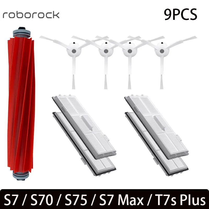 Vacuum Replacement Parts – Main Brush Hepa Filter for Roborock S7 Series