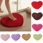 Faux Sheepskin Heart Rug – Large Fluffy Area Carpet for Bedroom Decor
