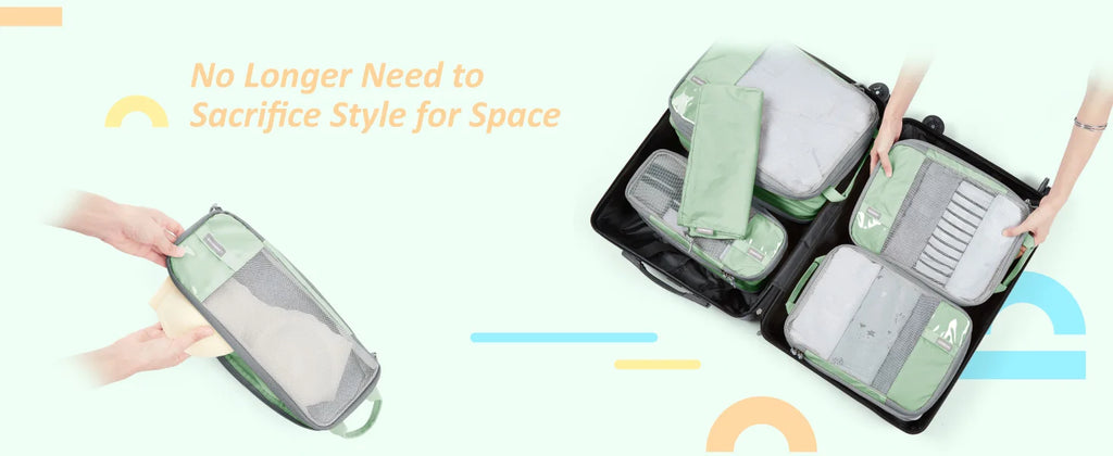 Compression Packing Cubes – Lightweight Luggage Organizers for Travel