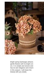 Artificial Silk Hydrangea – Realistic Flower Stem for Wedding Decor