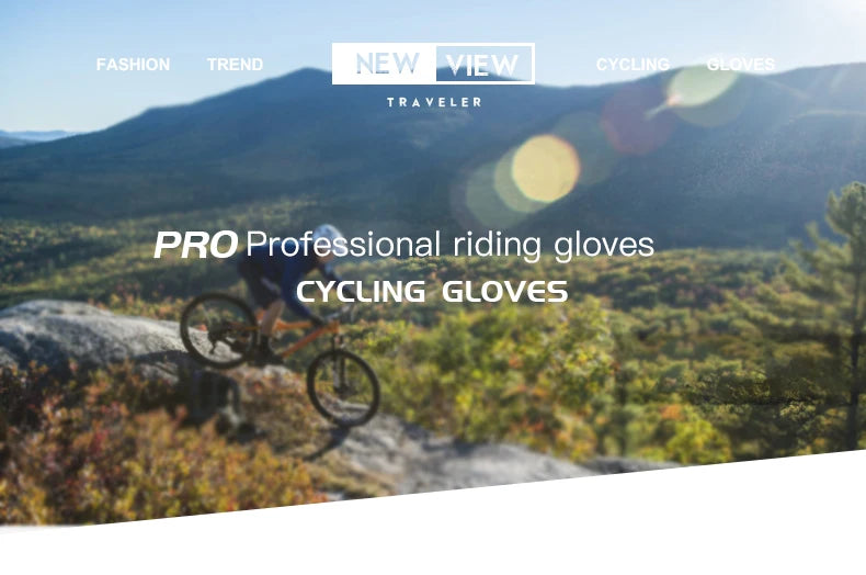 Anti-Slip Full Finger Cycling Gloves – Breathable MTB Gear for Men and Women