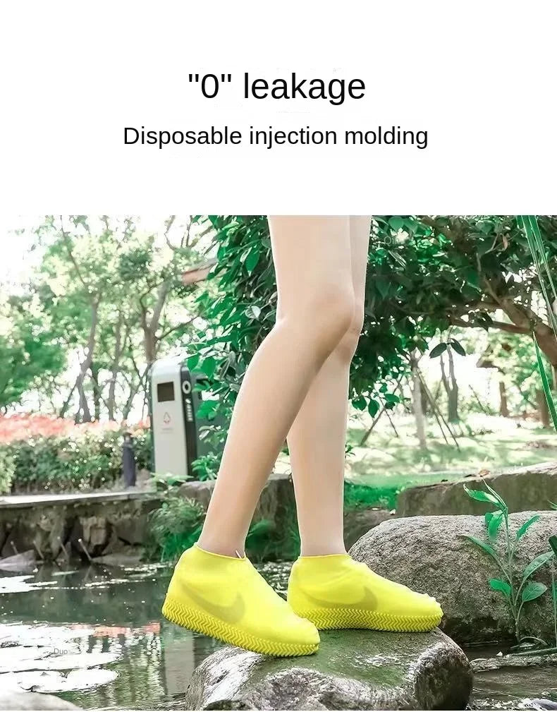 Silicone Waterproof Shoe Covers – Slip-Resistant Rain Gear for Outdoor Use