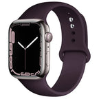 Silicone Apple Watch Sport Band – Adjustable Strap for Series 1-11 and Ultra
