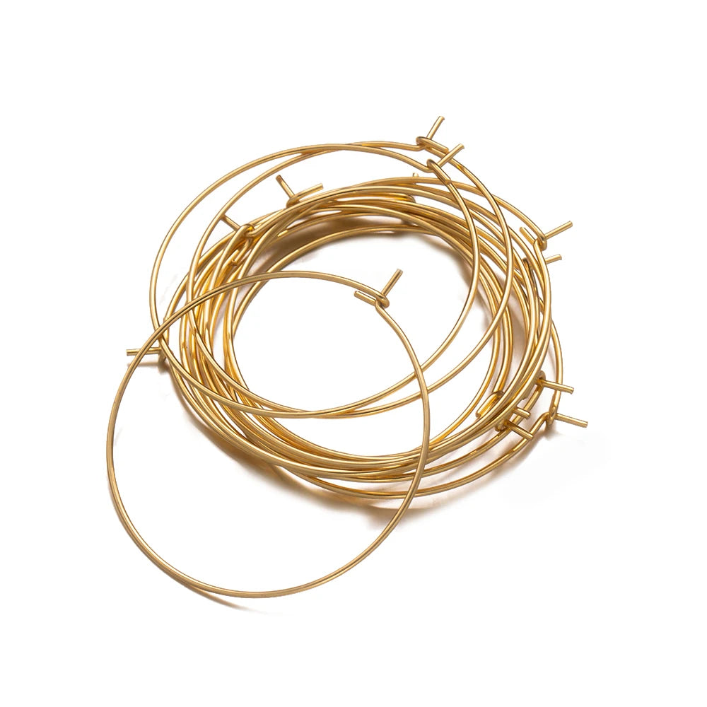 Surgical Stainless Steel Hoop Findings – Hypoallergenic DIY Jewelry Making