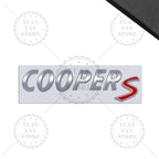3D Metal Letter Emblem – Rear Trunk Badge for MINI Cooper S Styling