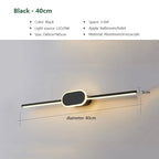 Modern LED Wall Sconce – Minimalist Mirror Lighting for Bathroom and Bedroom