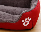 Large Square Dog Bed – Warm Soft Nest for Small Medium and Large Pets