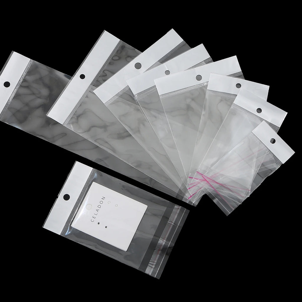 Self-Sealing Cellophane Bags – Transparent Adhesive Packaging for Gifts and Treats