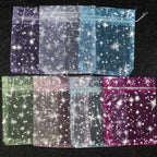 Organza Drawstring Gift Bags – 10x12cm Mesh Pouches for Wedding Party Favors