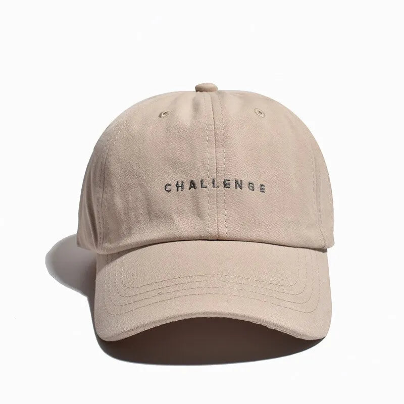 Embroidered Letter Baseball Cap – Adjustable Snapback for Outdoor Sports