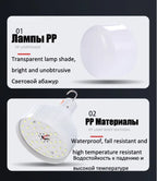 Portable LED Camping Lantern – Rechargeable Motion Sensor Light for Outdoor Emergencies