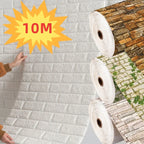 3D Foam Brick Wallpaper – Self-Adhesive Waterproof Wall Sticker for Home Decor