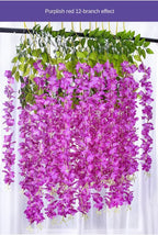 Silk Wisteria Hanging Vines – 110cm Artificial Flower Garland for Wedding Decor